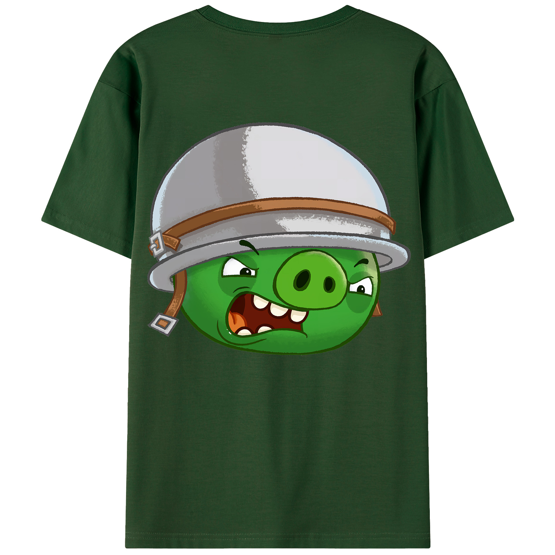 （画像用） Angry Birds アングリーバード 綿100％半袖Tシャツ（背面プリント）